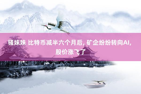 骚妹妹 比特币减半六个月后, 矿企纷纷转向AI, 股价涨飞了