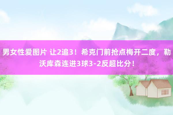 男女性爱图片 让2追3！希克门前抢点梅开二度，勒沃库森连进3球3-2反超比分！