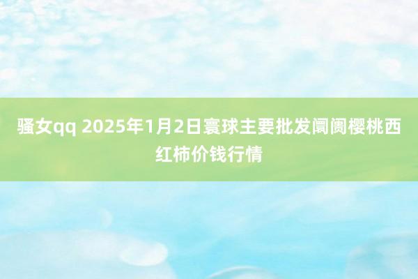 骚女qq 2025年1月2日寰球主要批发阛阓樱桃西红柿价钱行情