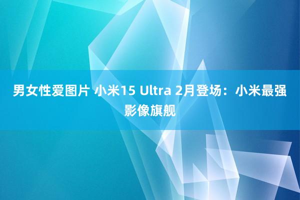 男女性爱图片 小米15 Ultra 2月登场：小米最强影像旗舰