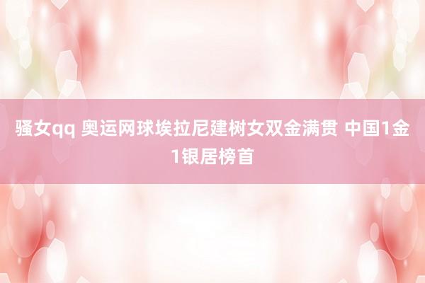 骚女qq 奥运网球埃拉尼建树女双金满贯 中国1金1银居榜首