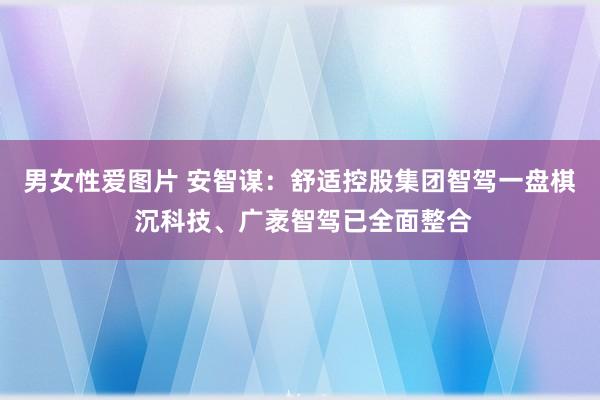 男女性爱图片 安智谋：舒适控股集团智驾一盘棋 沉科技、广袤智驾已全面整合