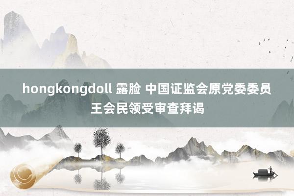 hongkongdoll 露脸 中国证监会原党委委员王会民领受审查拜谒