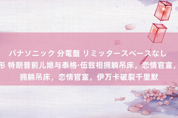 パナソニック 分電盤 リミッタースペースなし 露出・半埋込両用形 特朗普前儿媳与泰格·伍兹相拥躺吊床，恋情官宣，伊万卡破裂千里默