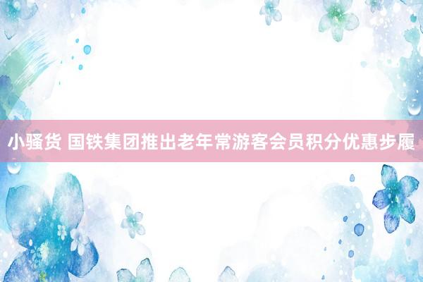 小骚货 国铁集团推出老年常游客会员积分优惠步履