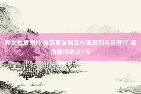 男女性爱图片 重庆首发图定中亚班列本日开行 运输周期镌汰7天