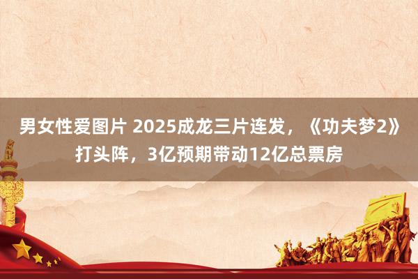 男女性爱图片 2025成龙三片连发，《功夫梦2》打头阵，3亿预期带动12亿总票房